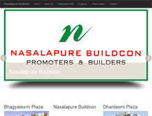 Tablet Screenshot of nasalapurebuildcon.com